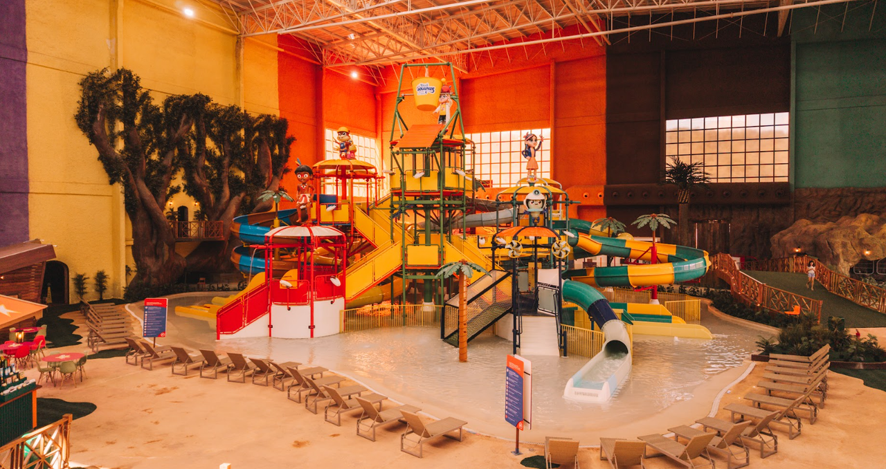 vista do aquapark indoor tauá alexania